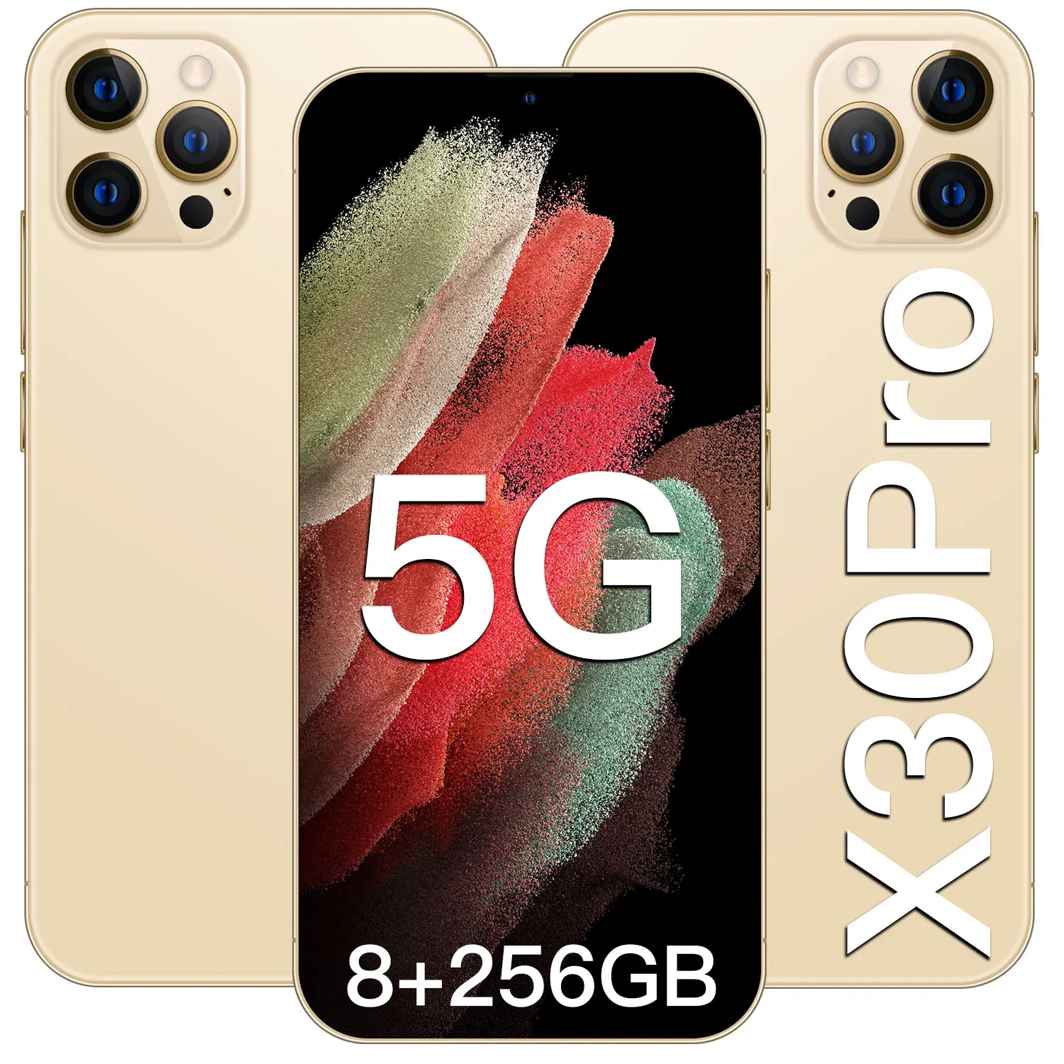 Tel&eacute;fono Inteligente X30 Pro versi&oacute;n Global, smartphone con pantalla de 6,7 pulgadas, Deca Core, 32MP, MTK6889, 6800Mah, 512GB + 12GB, Android 10-0