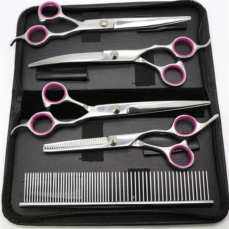 Набор ножниц из нержавеющей стали для стрижки домашних животных 7 5 дюйма|Груминг|