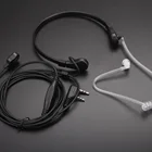 Аксессуары для радиостанции, 2 контакта, PTT MIC, гарнитура, скрытая Акустическая трубка, динамик для Baofeng, UV-5R 2 контакта, BF-888S CB