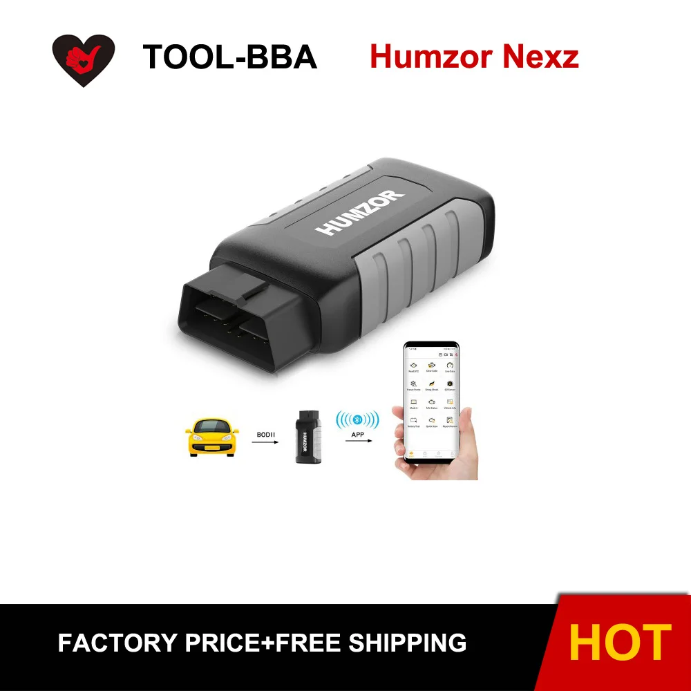 Humzor NexzDAS ND106 Bluetooth специальная функция сброса инструмента на Android и IOS для ABS TPMS