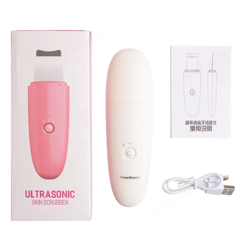 Ультразвуковой массажер для лица моющее средство машина скребок кожи глубокое