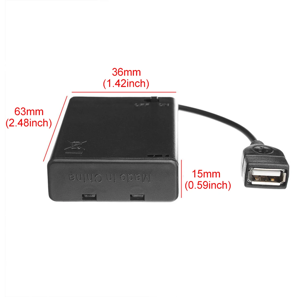 Чехол для аккумулятора со светодиодным освещением держатель USB-порта сменный