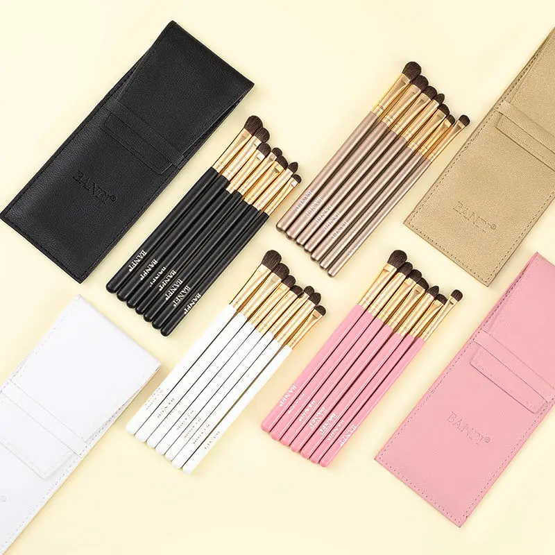 FJER 7PCs Makeup Brushes Set Beauty Cosmetic Tool Blush Eye Shadow Blending Short Shader Brushes For Makeup Tool Kit Maquiagem