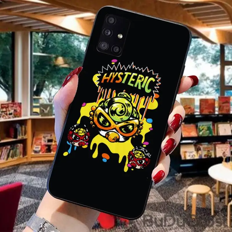 

Japan Fashion hysteric mini Phone Case for Samsung A91 01 10S 11 20 21 31 40 50 70 71 80 A2 CORE A10