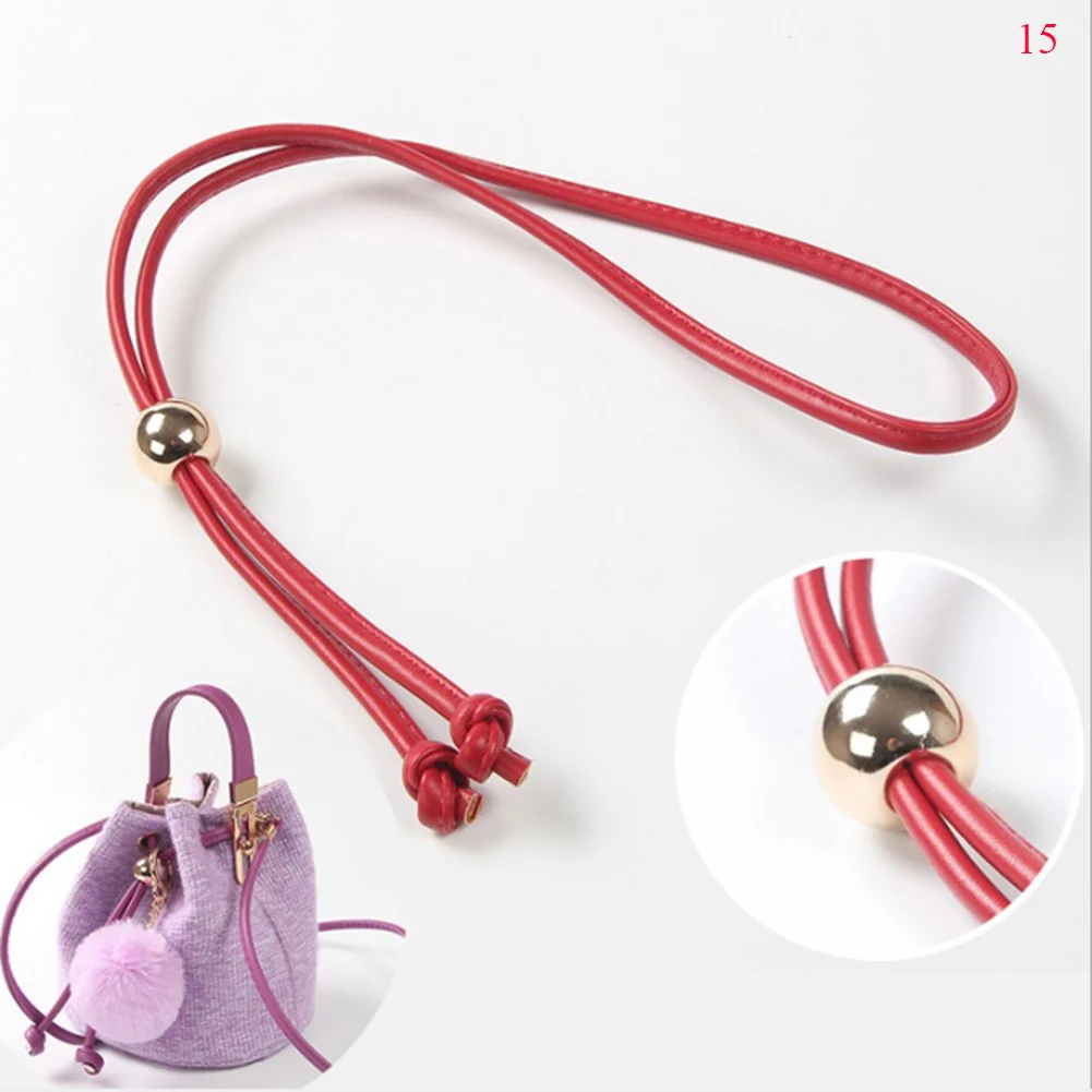 Women Girls Detachable PU Leather Bag Strap Belt Bucket Bags Drawstring Bunches Backpack Beam Pocket Accessories | Багаж и сумки