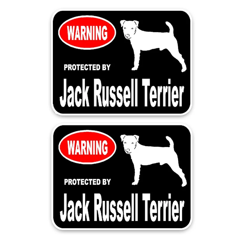 

Car Stickers Decals Fashion 2x Jack Russell Terrier Dog Decals Car Accessories Waterproof Bumper Boot Decals PVC 15cm X 12cm
