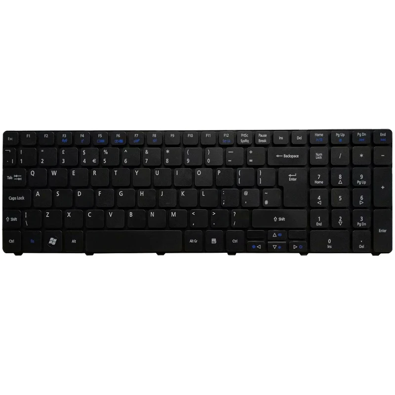 Фото Новинка Клавиатура для ноутбука с британской раскладкой для Acer Aspire 5742 5742g 5742Z 5742ZG 5744 5744Z UK раскладка черный №2