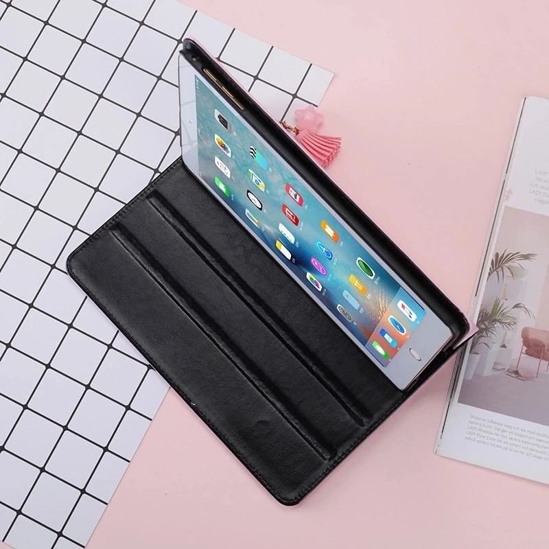 Магнитный флип-чехол для iPad Pro 9 7 &quot10 5 11 Air Air2 Mini 1 2 3 4 розовый в форме сердца чехол