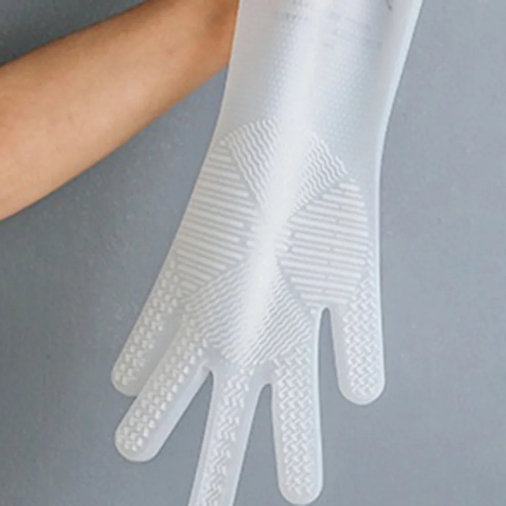 

2020 new 1Pair Waterproof Latex Household Kitchen Dish Washing Cleaning Gloves Protector