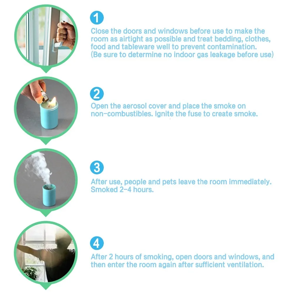 4 шт эффективный тараканский яд в табачном дыме инсектициды ароматерапия