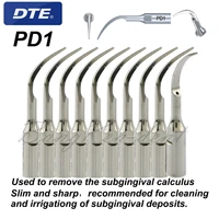 woodpecker dte dental ultrasonic scaler tips fit nsk satelec periodontal scaling remove subgingival caculus pd1 10pcs