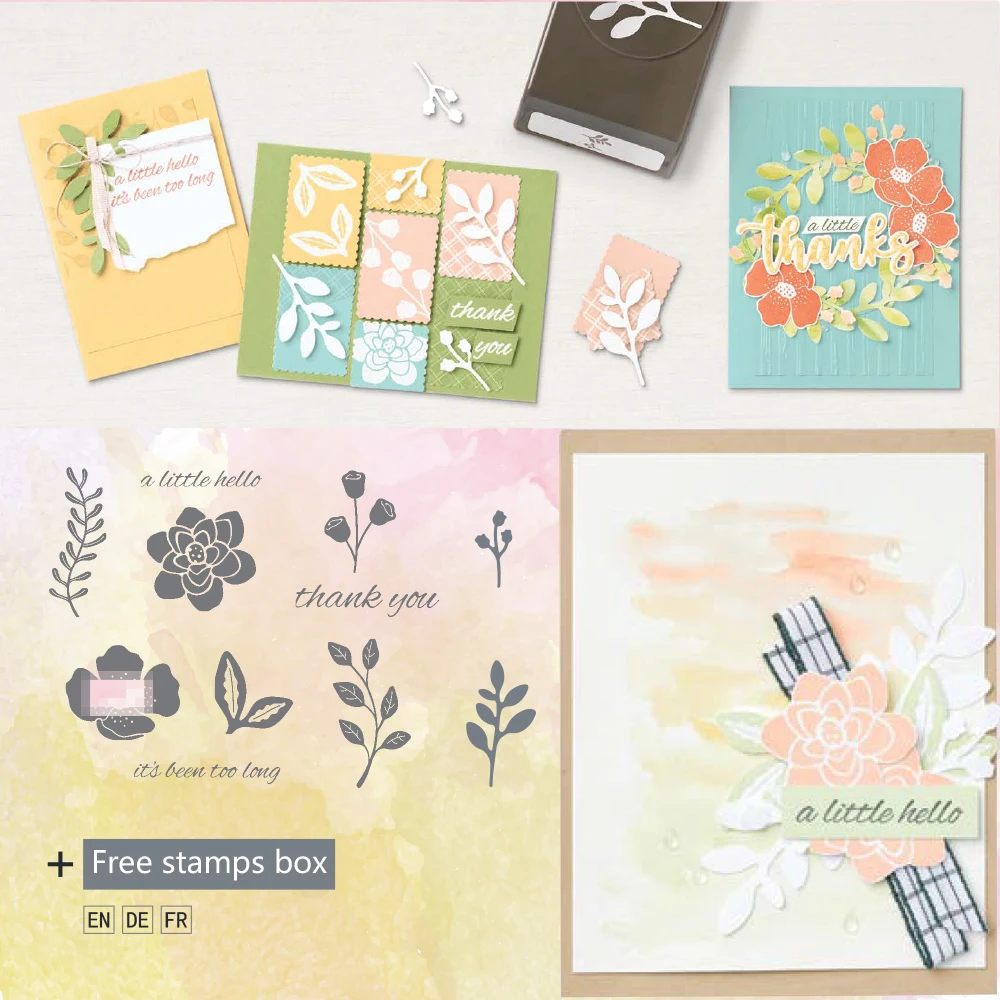 

Language Flower Metal Cutting Dies And Stamps For Scrapbook Paper Card Decoration Embossing Craft Photo Album Cutting Dies