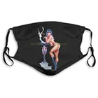 Вампирелла Vmp127 Ретро хоррор комиксы Pin Up Elvira графические моющиеся Diy крутые маски для лица