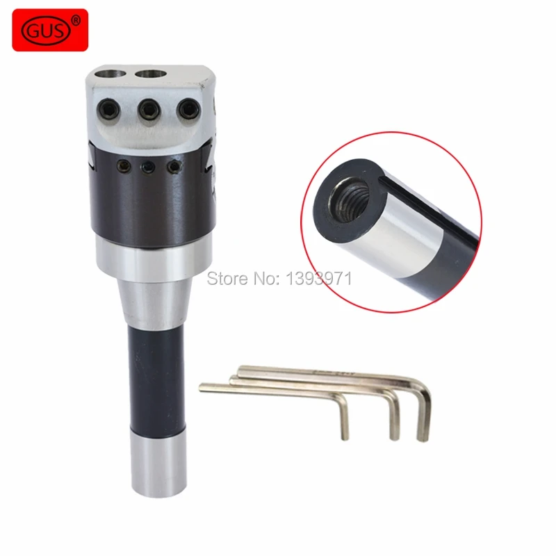 

GUS 1set Tools holder NT30 BT30 C20 C25 MT2 MT3 MT4 R8 Connecter+F1-18 75MM (2") boring head CNC machine lathe boring tool