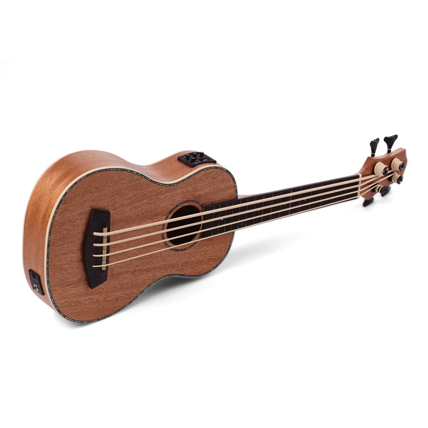 30 дюймов 15 лады красного дерева сопрано укулеле гитара из Сапеле фанера 4