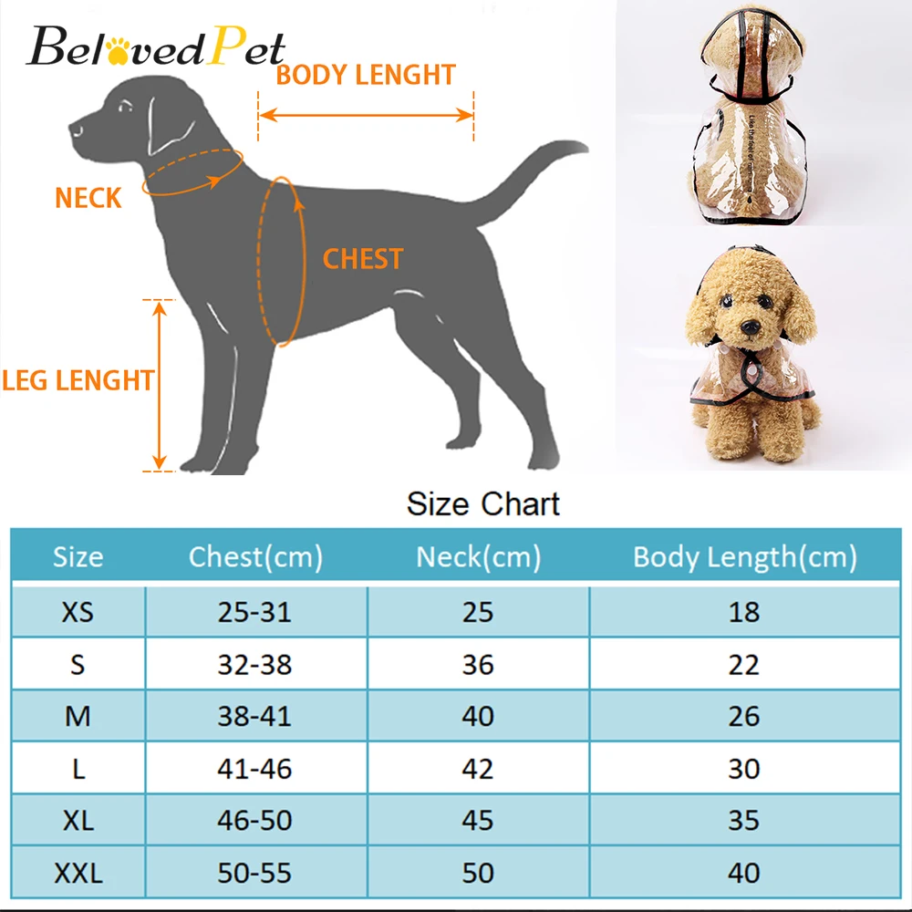 Прозрачная Водонепроницаемая осветительная куртка для собак и кошек аксессуары