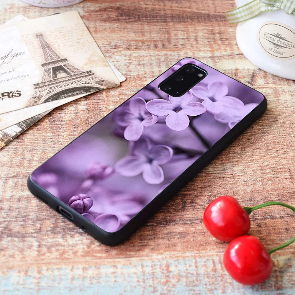 

For Samsung Galaxy Lilac Soft TPU border Samsung Galaxy Case