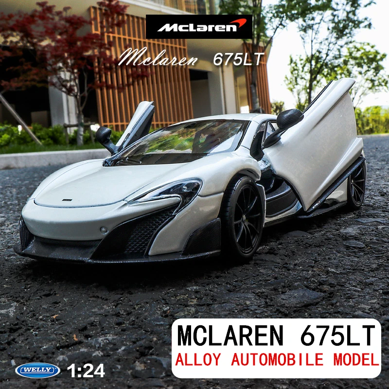 Welly 1:24 Макларен 675LT супер украшение автомобиля коллекция игрушка в подарок литье