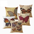 Наволочки для диванных подушек, из хлопка и льна, 45 х45 см, чехлы на подушки для дома