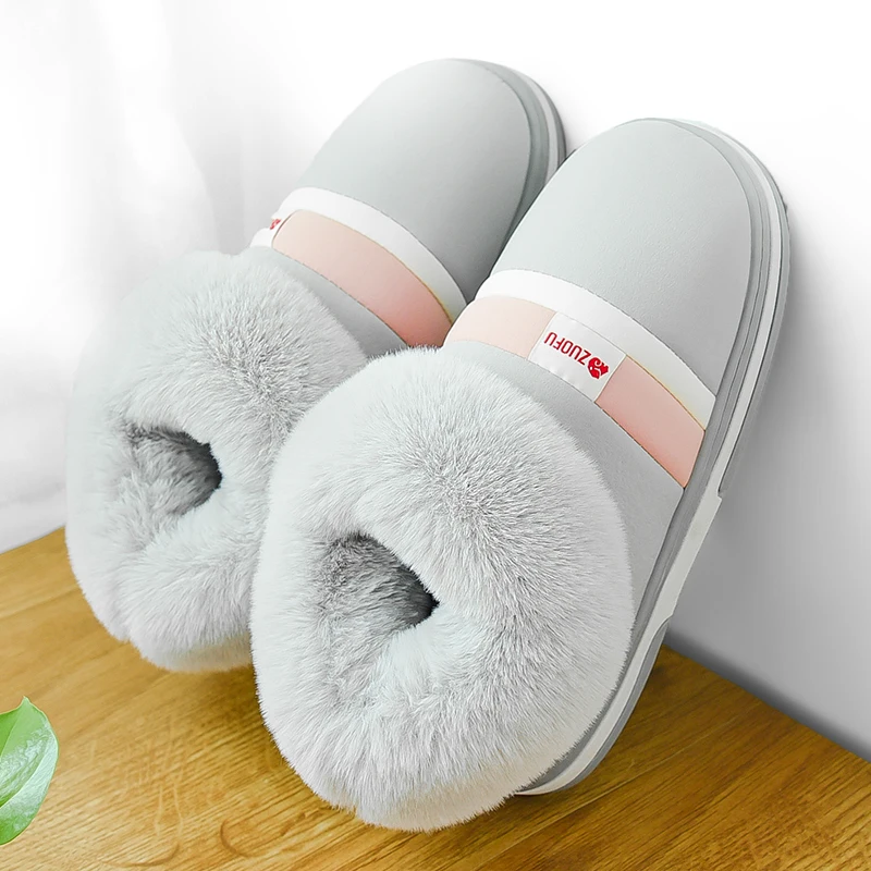 Женские зимние ботильоны унисекс мужские теплые кожаные водонепроницаемые