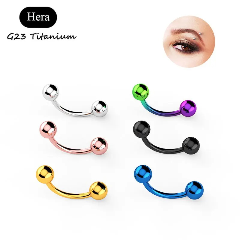 

1PC G23 Titanium Hinged Segment Nose Ring 16g&14g Nipple Clicker Ear Cartilage Tragus Helix Lip Piercing Unisex Fashion Jewelry