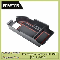 for toyota camry le se 2020 center console organizer armrest storage box camry car accessory auto armrest holder box