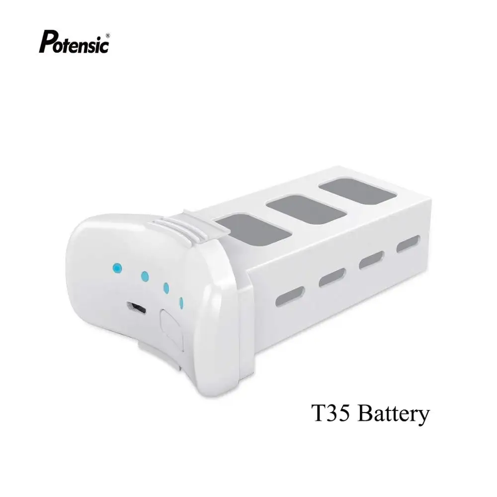 Оригинальный lipo аккумулятор Potensic T35 7 4 В 2500 мАч для четырехосевого дрона запасные