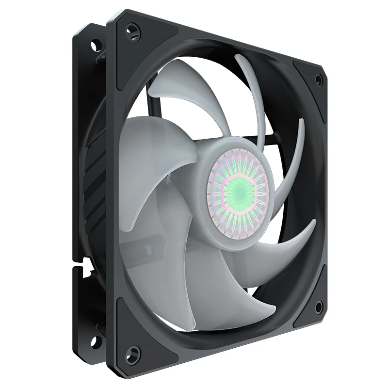 Cooler Master SickleFlow 120 RGB 12CM 12V 4PIN PMW intelligent temperature control fan 120mm silent chassis cooling | Компьютеры и