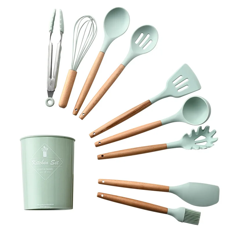 Набор кухонной утвари силиконовый кухонный антипригарный шпатель набор