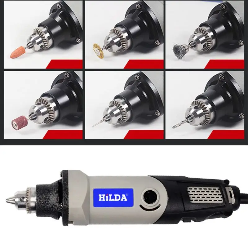 

Electric Grinder Rotary Variable Speed Power Tool Mini Drill 400W 6 Position W0YD