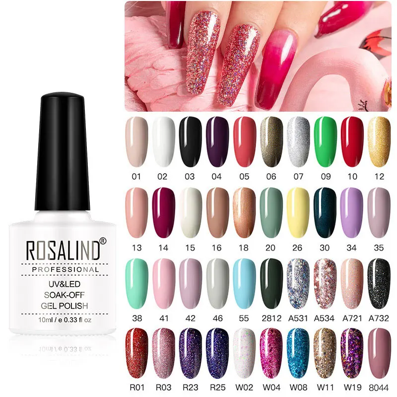 Gel Polish Set Manicure Nails Semi Permanent Gel Varnish Soak Gel Nail Polish