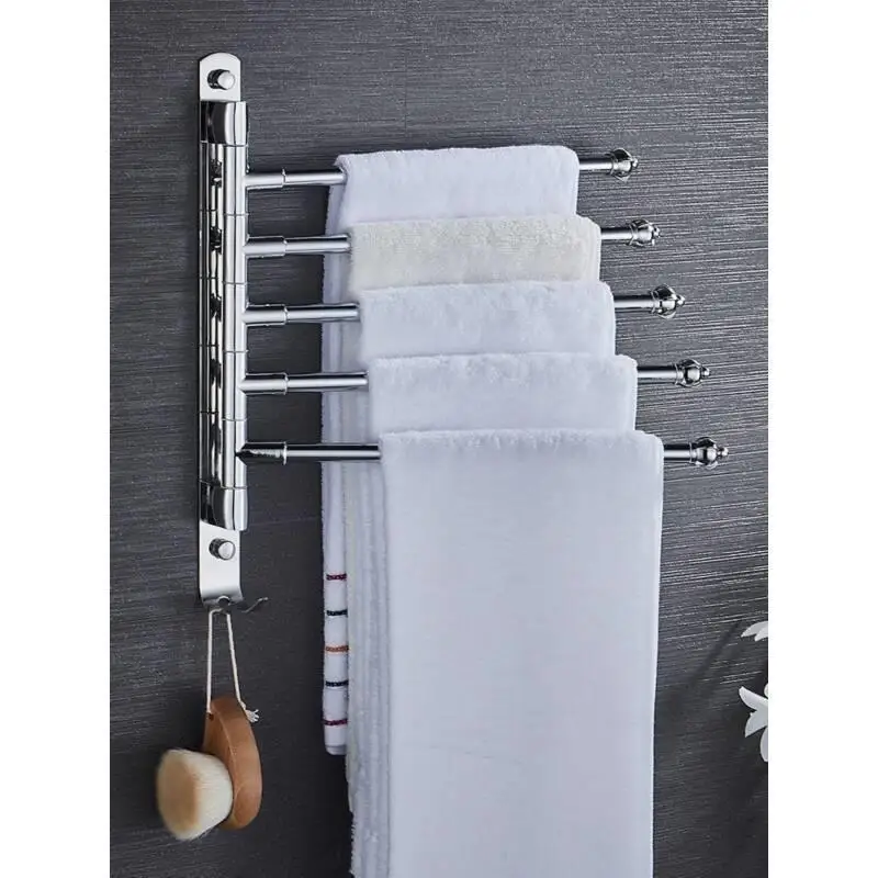 Estante Prateleira Parede Etagere Lazienka Estanteria Rotatable Salle De Bain Wall Shower Accessories Towel Rack Bathroom Shelf