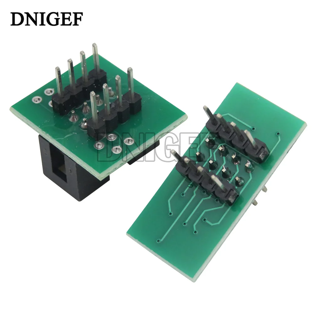 Тестовый зажим DNIGEF SOP8 с 1or2 адаптерами SOIC8 диагностические зажимы для микросхем