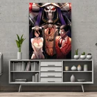 Постер Overlord Albedo, японские аниме плакаты, Настенный декор, печать обоев, Декоративная Настенная картина для гостиной