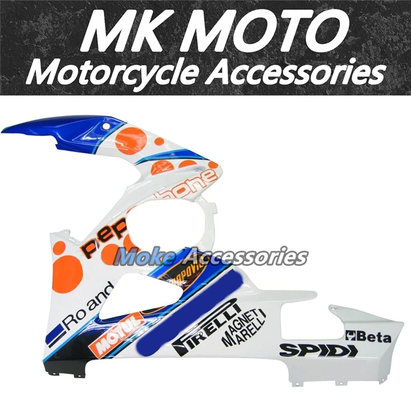 

Motorcycle Fairings Kit Fit For Gsxr1000 2005-2006 Bodywork Set High Quality Abs Injection New White Blue Pepephone