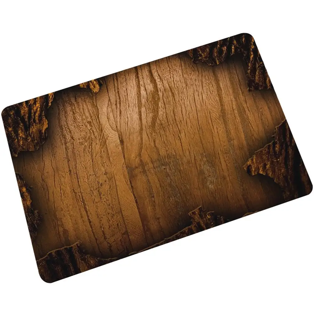 Деревянный коврик для кухни напольный входной двери нескользящий гостиной ковер