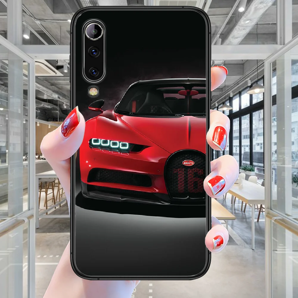 

Luxury Sports Car Fashion Phone Case For Xiaomi Mi Note 10 A3 9 MAX 3 A2 8 9 Lite Pro Ultra black Etui 3D Prime Fashion Coque