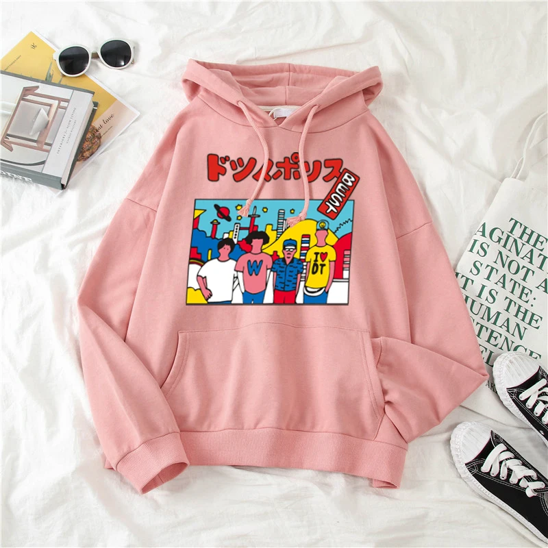 Hoodie Women Pullovers Sweatshirt Hooded Sping & Autumn Casual Sweetshirts Sudaderas Printed Dropshipping Pull Loose Streetwear