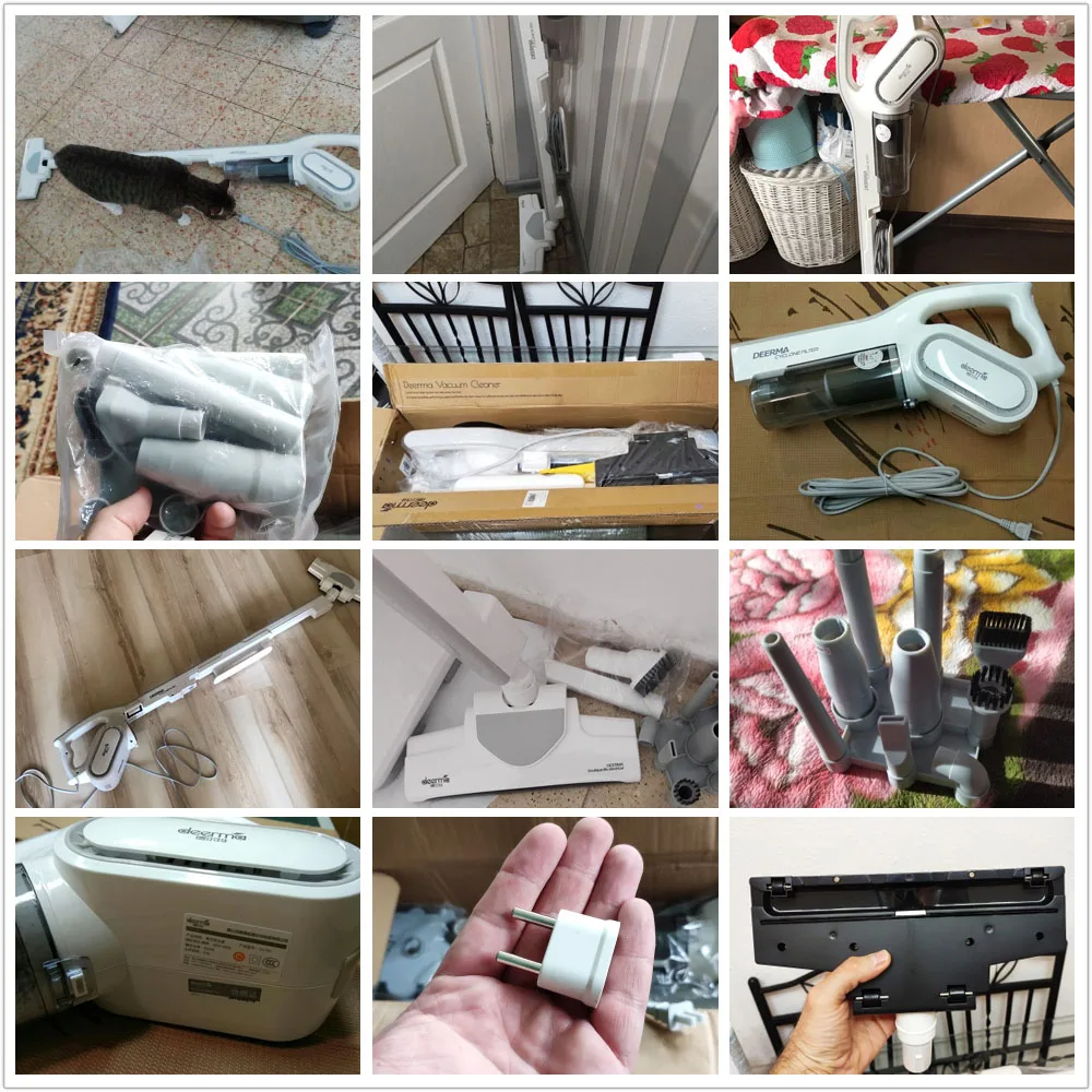 Xiaomi Deerma DX700 2 в 1 вертикальный ручной пылесос бытовой бесшумный 15 кПа с большой
