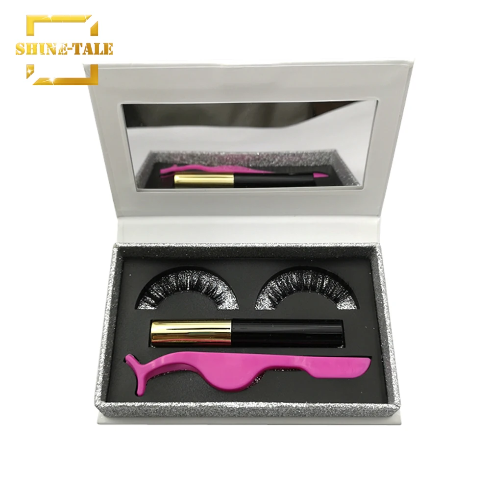 Блеск сказка 3D магнитные ресницы натуральный вид Накладные синтетические