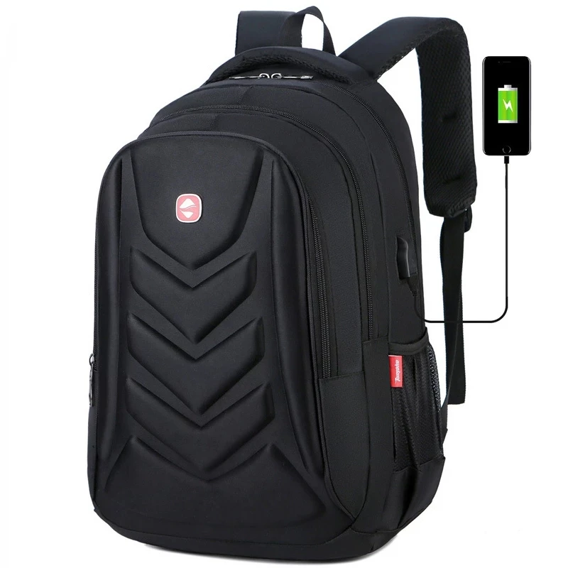 Мужские USB зарядка Водонепроницаемый рюкзаки для ноутбуков большой Ёмкость мужской досуг дорожные сумки студент школьный компьютер новый ...