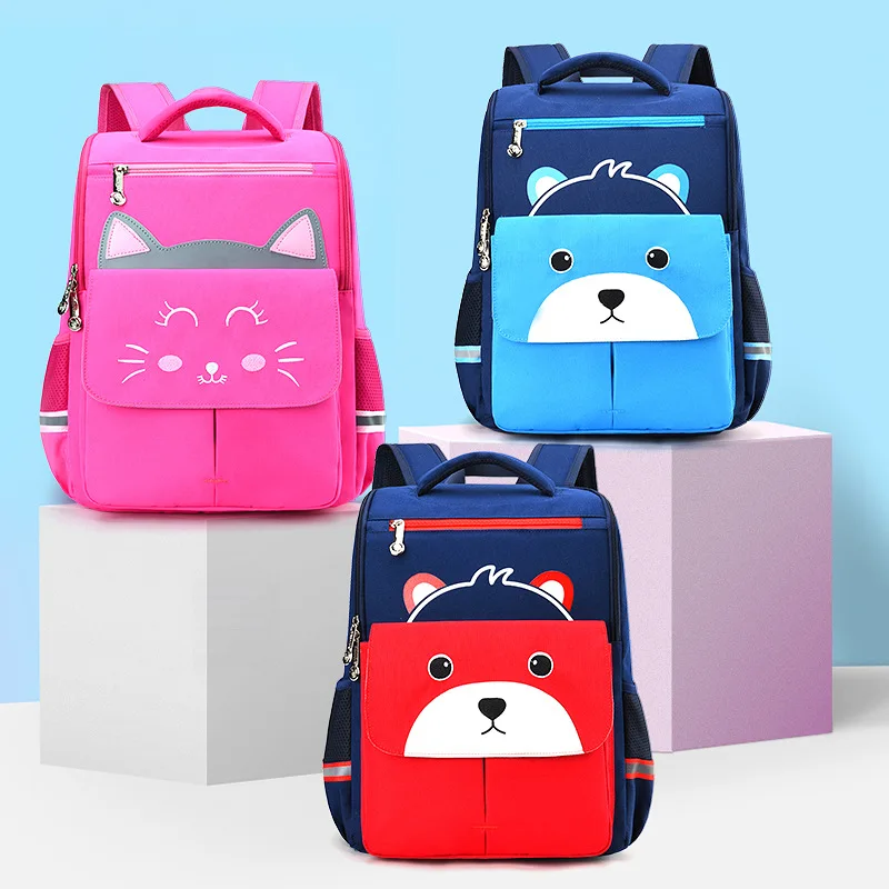 Kids High-capacity School Backpack Kawaii Primary School Bag for Girls Boys Waterproof Children School Bags Mochila New