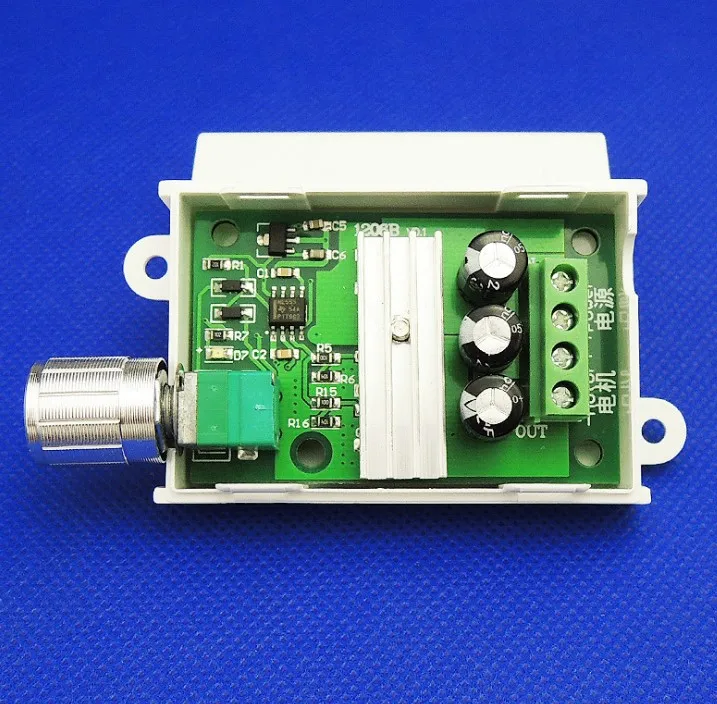 PWM регулятор двигателя пост. Тока 6v12v24v28v 3A переключатель скорости регулирование