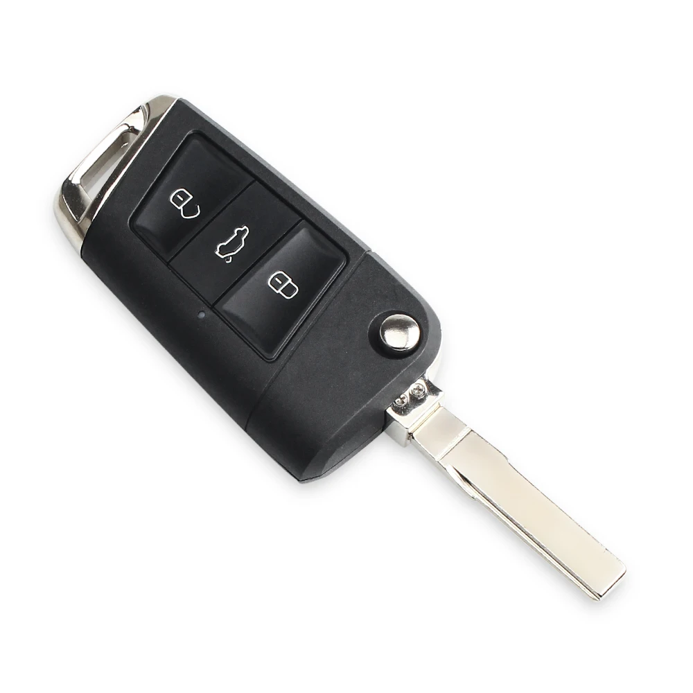 Складная задняя крышка KEYYOU 10x3 кнопок с лезвием для Volkswagen VW Golf 7 Jetta Passat Beetle Polo Bora |