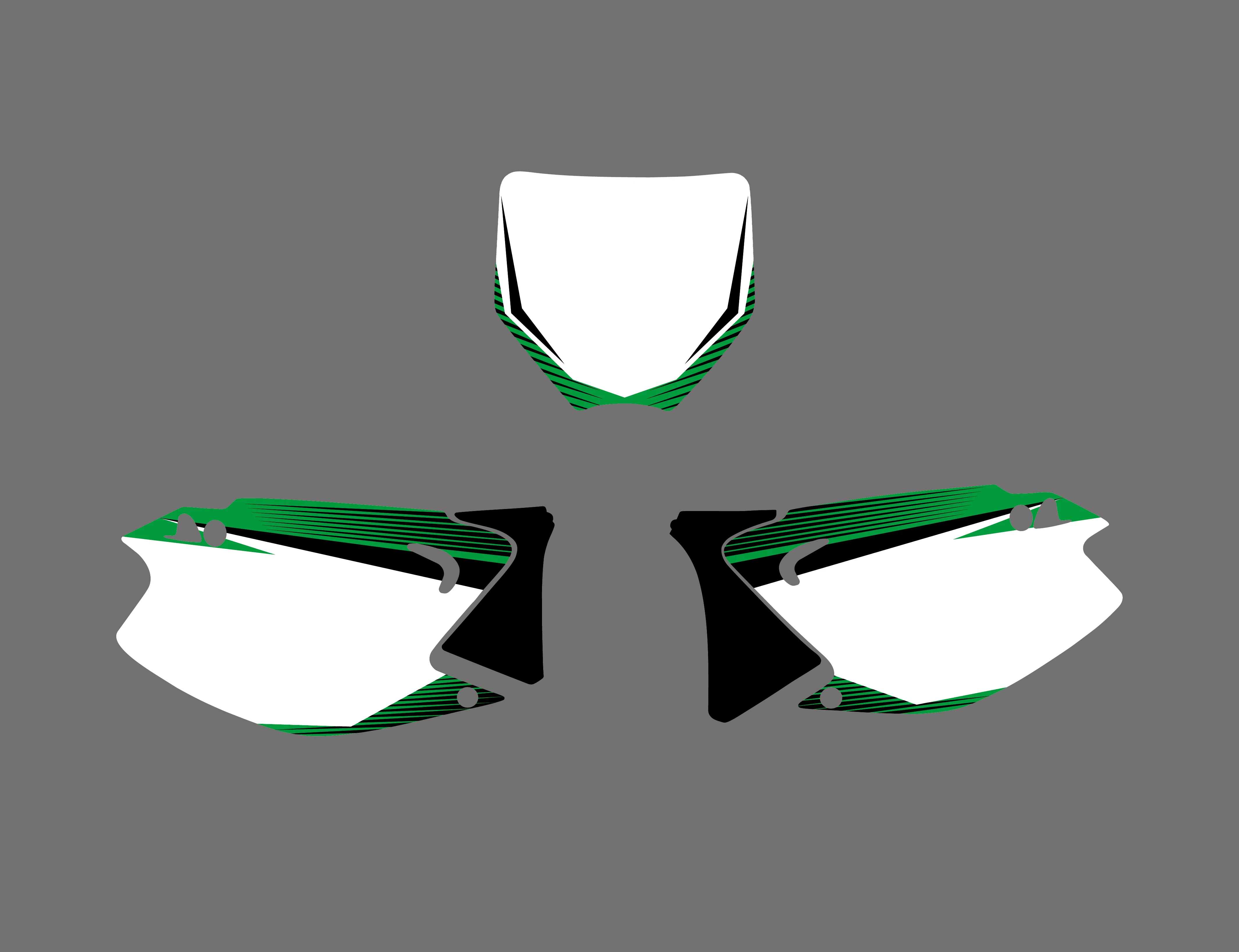 Графические наклейки командного мотоцикла для Kawasaki KX125 KX250 KX 125 250 2002 2004 2005 2006 2007 2008