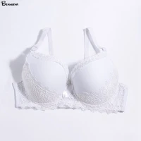 beauwear white solid color women large size bra 38d 40d 42d 44d 46d 48d femmme plus size lingerie underwire mold cup bra