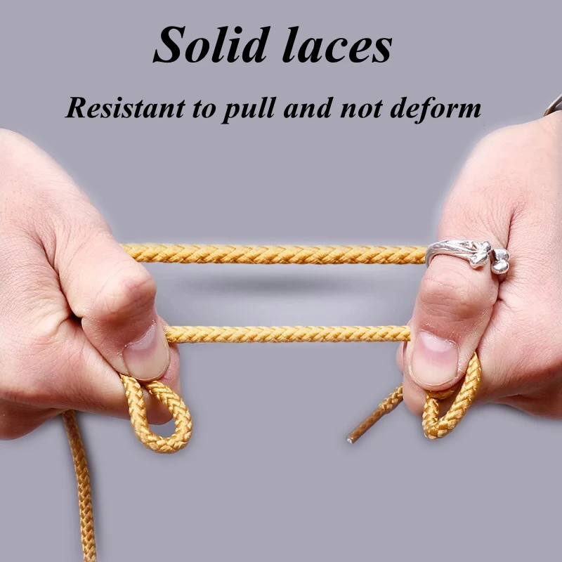 1 Pair 14 Colors Round Shoelaces Outdoor Sneakers Shoe laces Solid Boots Shoelace length 80cm 100cm 120cm 140cm 160cm Shoestring