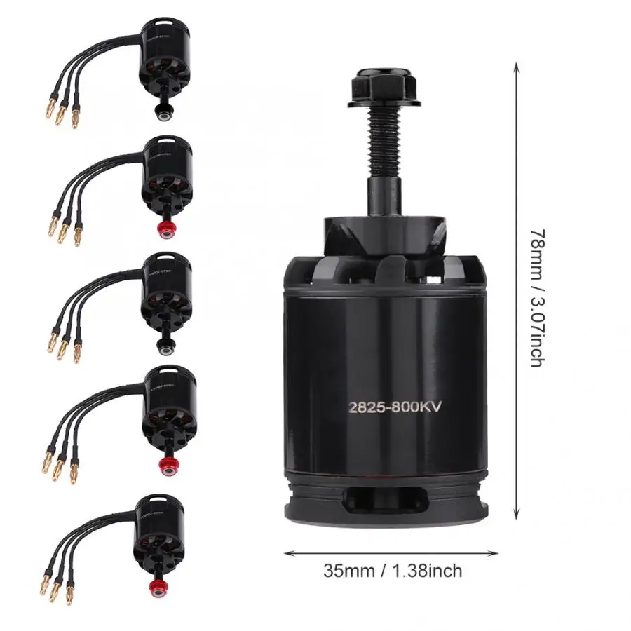 Бесщеточный мотор 2825 850KV/800KV/700KV CW/CCW 3/6S Li Po Cell RC обновленный аксессуар двигателя