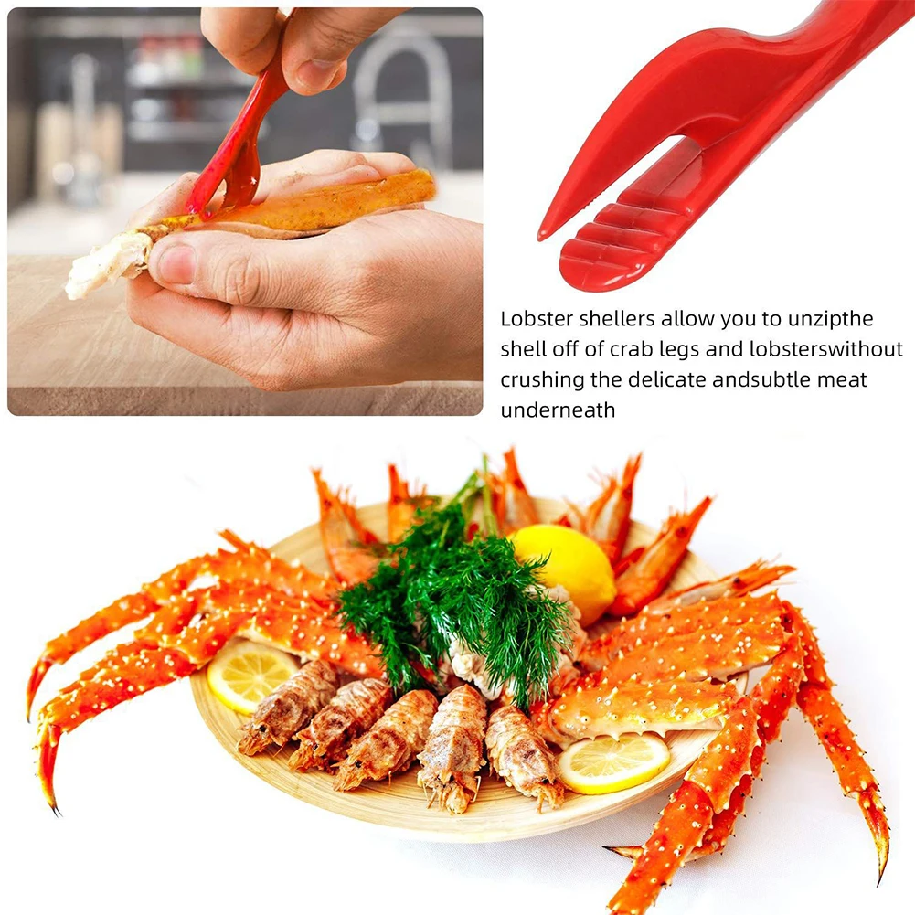 

13pcs Zinc Alloy Ergonomic Crab Cracker Kitchen Shrimp Shellfish Nuts Opener Portable Storage Bag Seafood Tool Set Lobster Picks