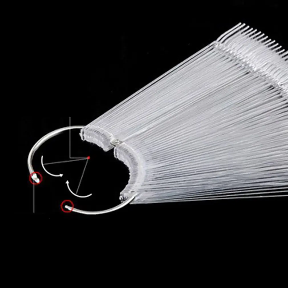 50/набор наконечников для дизайна ногтей демонстрационные палочки практики